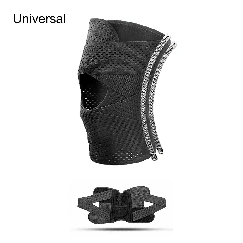 1PC Sports Kneepad Men Women Pressurized Elastic Knee Pads Arthritis Joints Protector Fitness Gear Volleyball Brace Protector